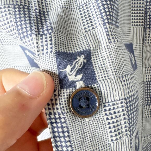 Nat Nast Short‎ Sleeve Button Front Shirt Mens - Picture 3 of 6